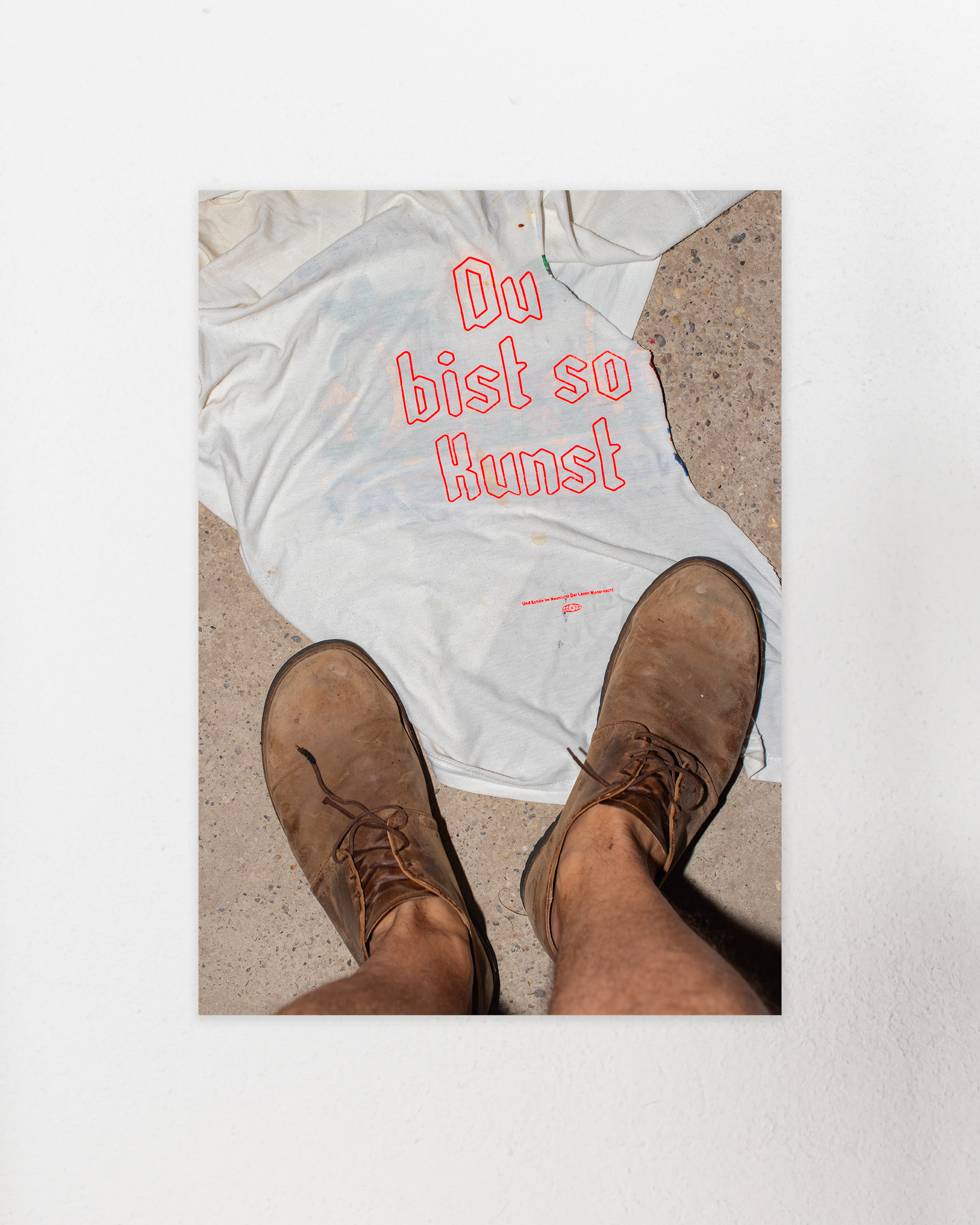 kunst am boden | poster