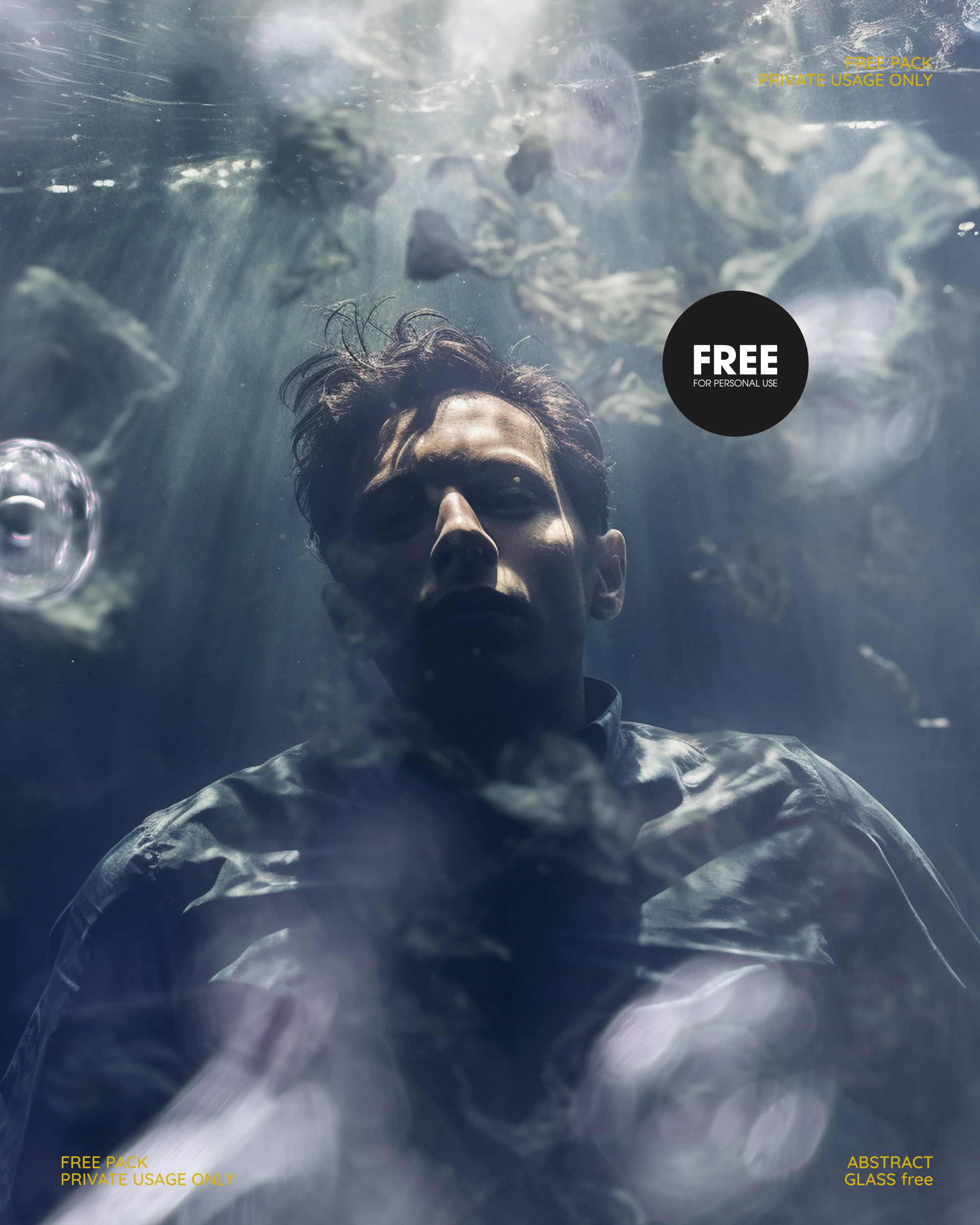 abstract glass pack | digital | freebie