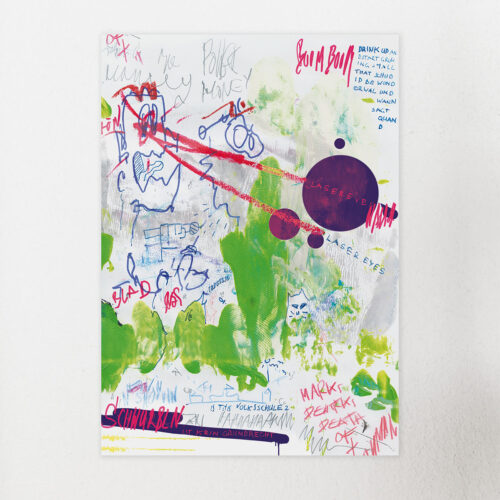 lasereyes | kunstdruck