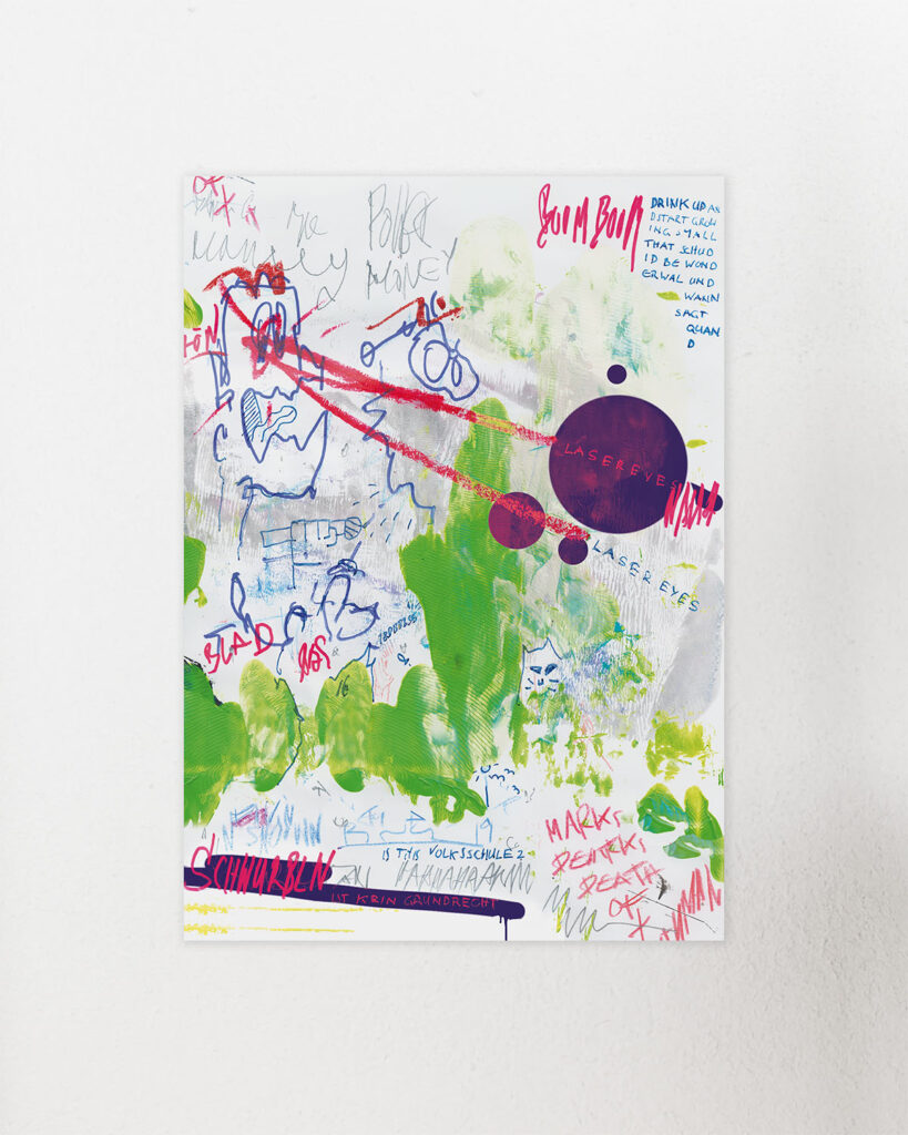 lasereyes | kunstdruck