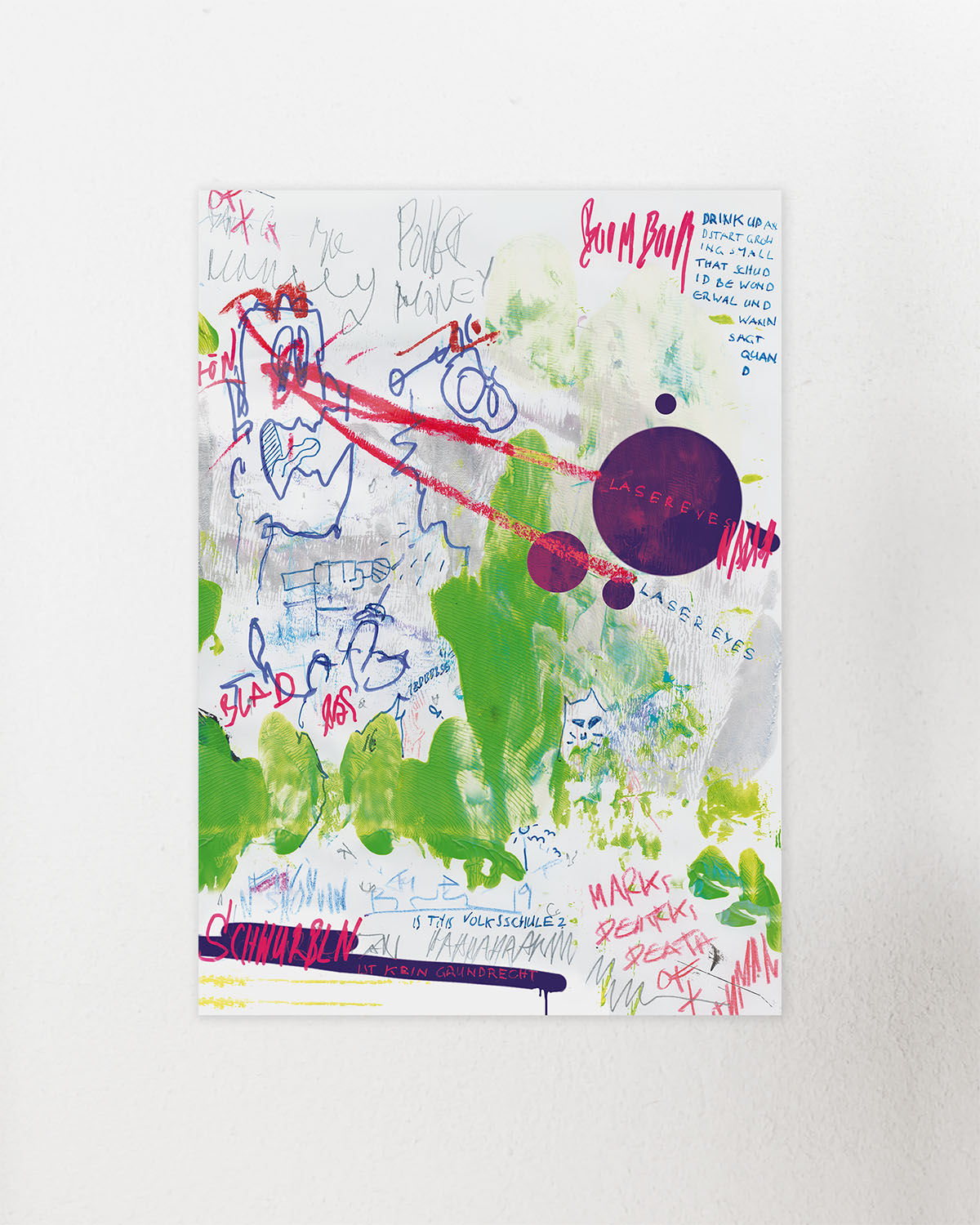 lasereyes | kunstdruck