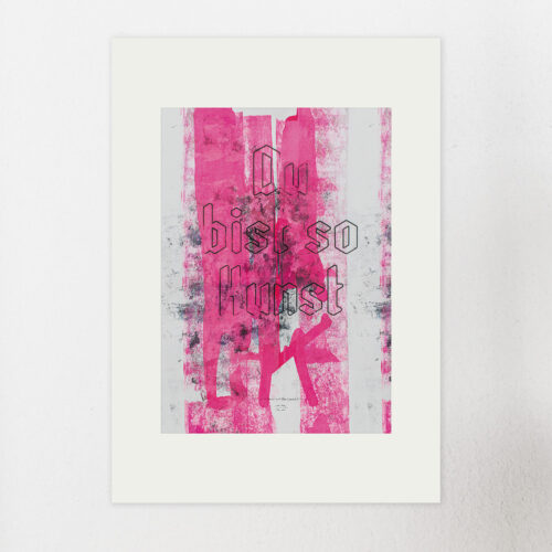 du bist so kunst | poster