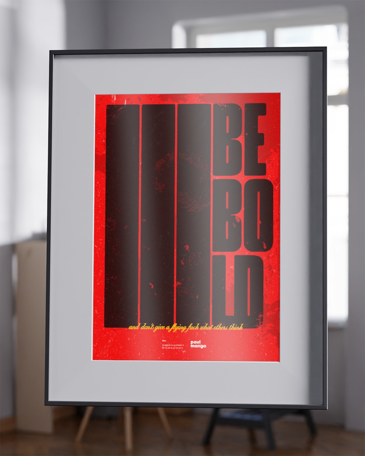 blendposter – vandrangl-poster-dubistsokunst-framed
