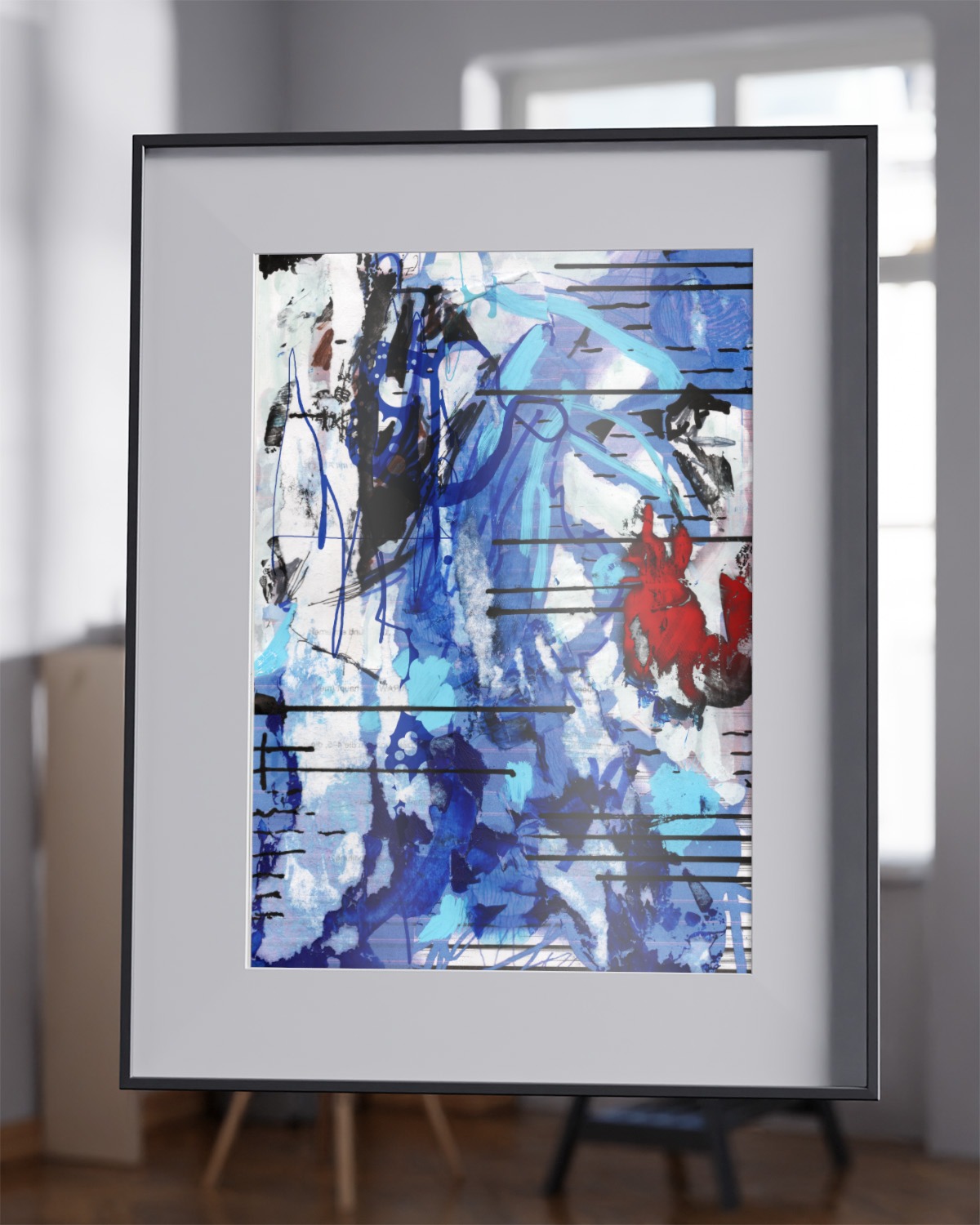 derfuchsunddaspferd – vandrangl-poster-dubistsokunst-framed