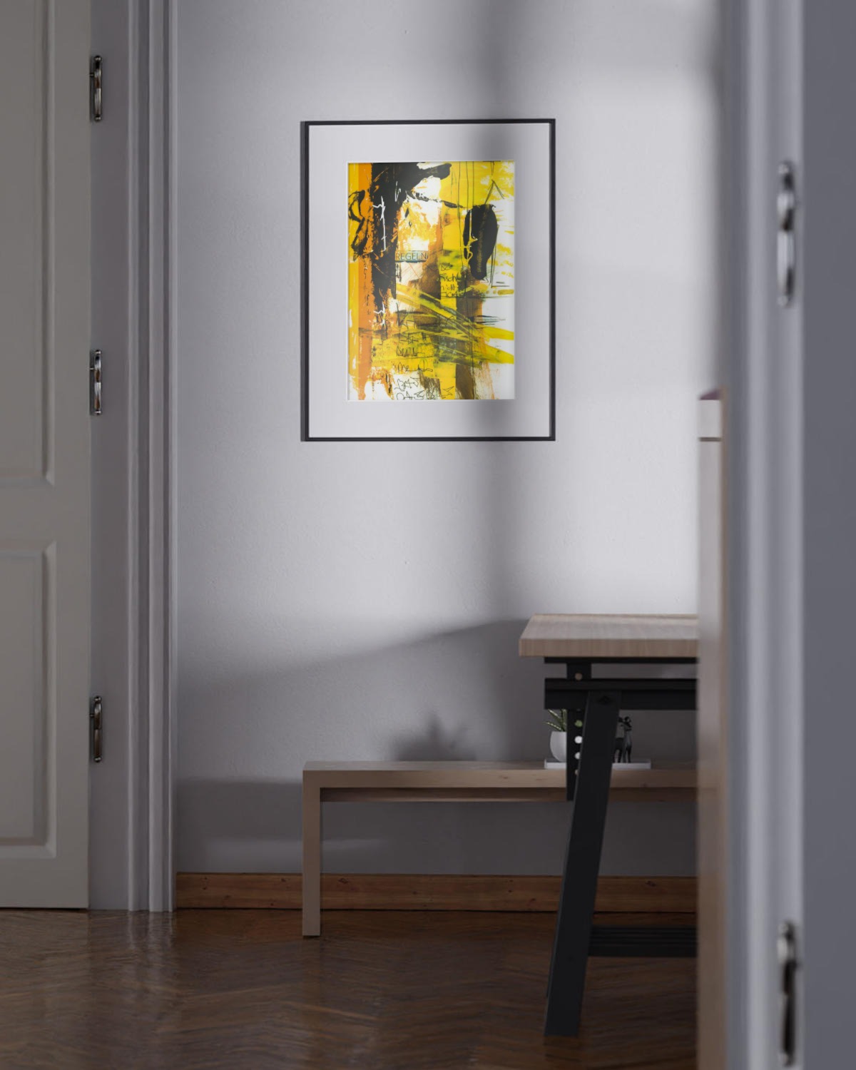 gelebe-regels – vandrangl-Kunstdruck-blanko-framed-faraway