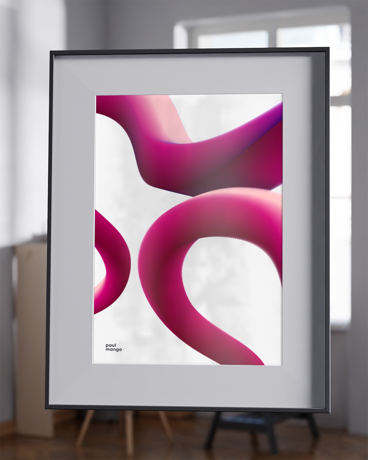 poster-swriliswirl – vandrangl-poster-dubistsokunst-framed