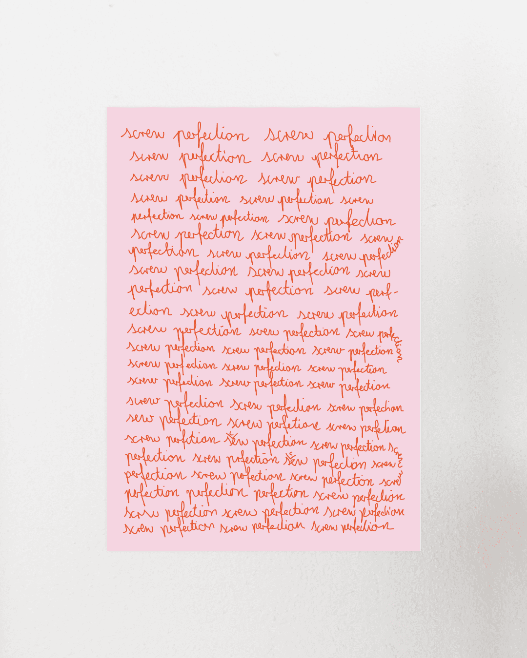 screw perfection | kunstdruck