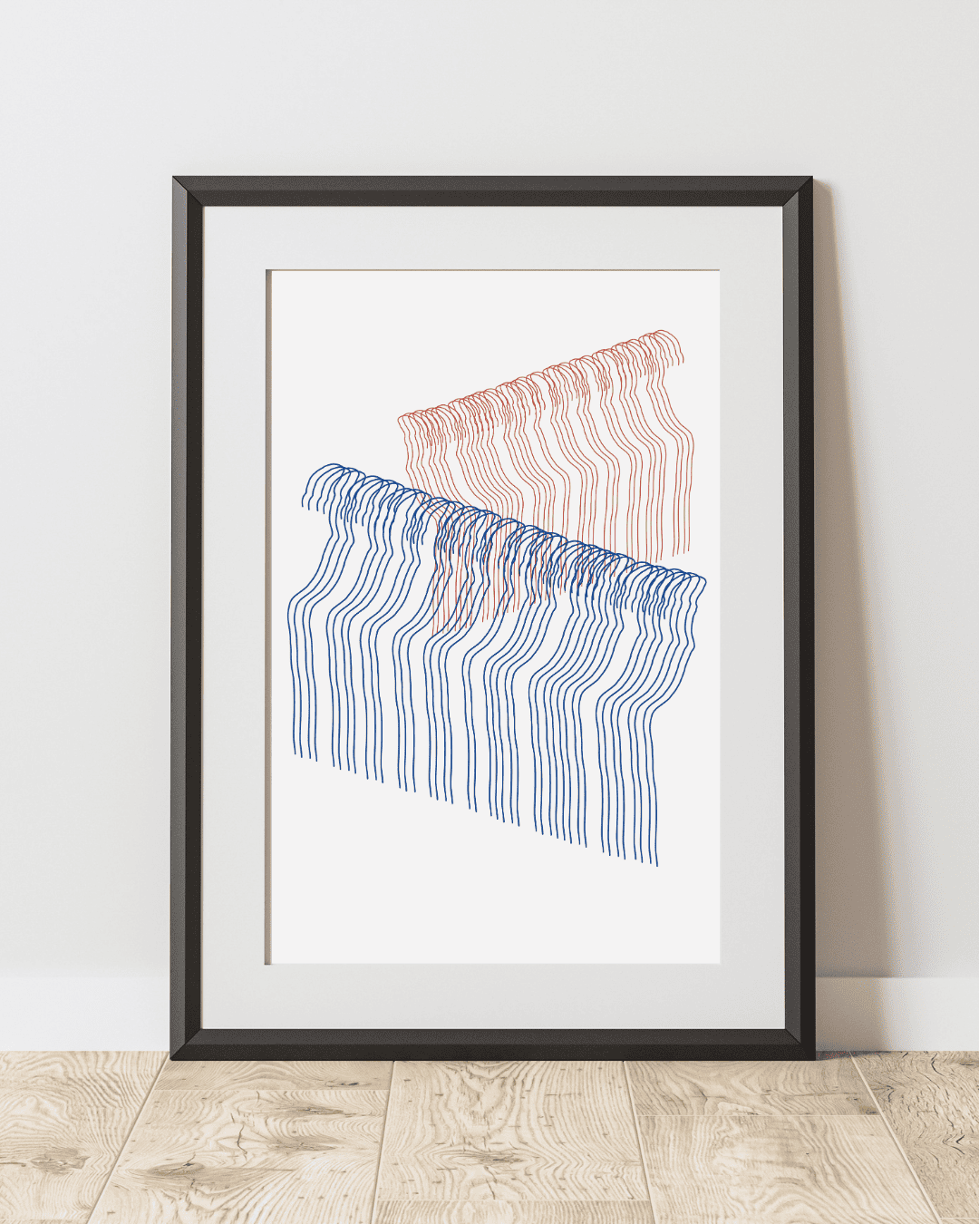 marching lines | kunstdruck